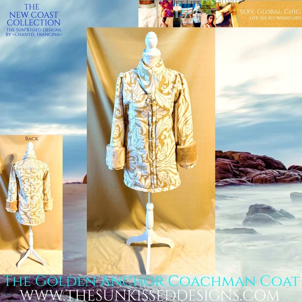 The Golden Anchor Coachmen Coat by The Sun*Kissed Designs By ~Chantél Francina~
